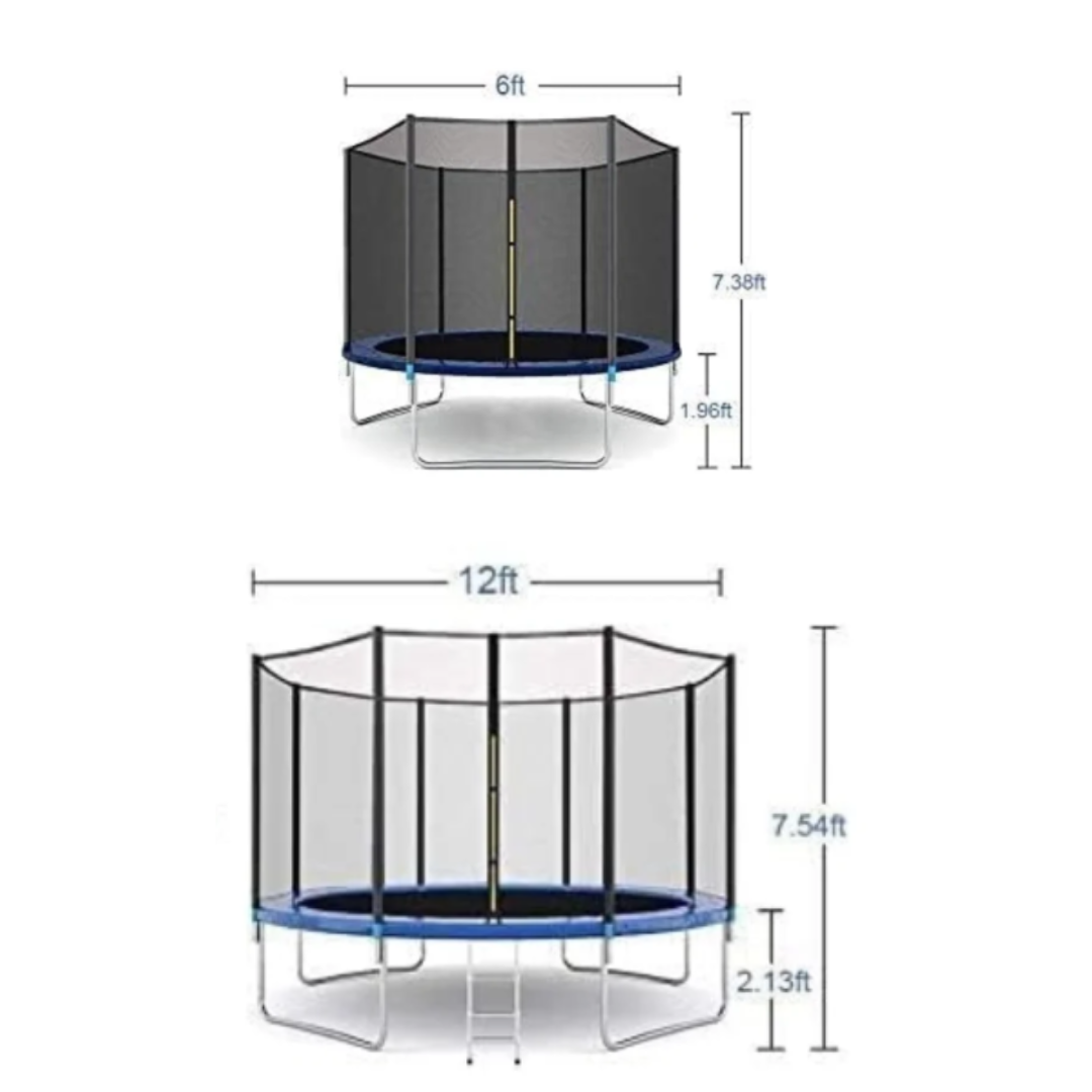 12ft Trampoline - Assembly view